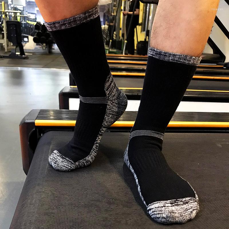 

Men's Socks Breathable Mid-Calf Non-slip Sports Warm Thermal Ski Thick Outdoor Snowboard Climbing Skating, Dh