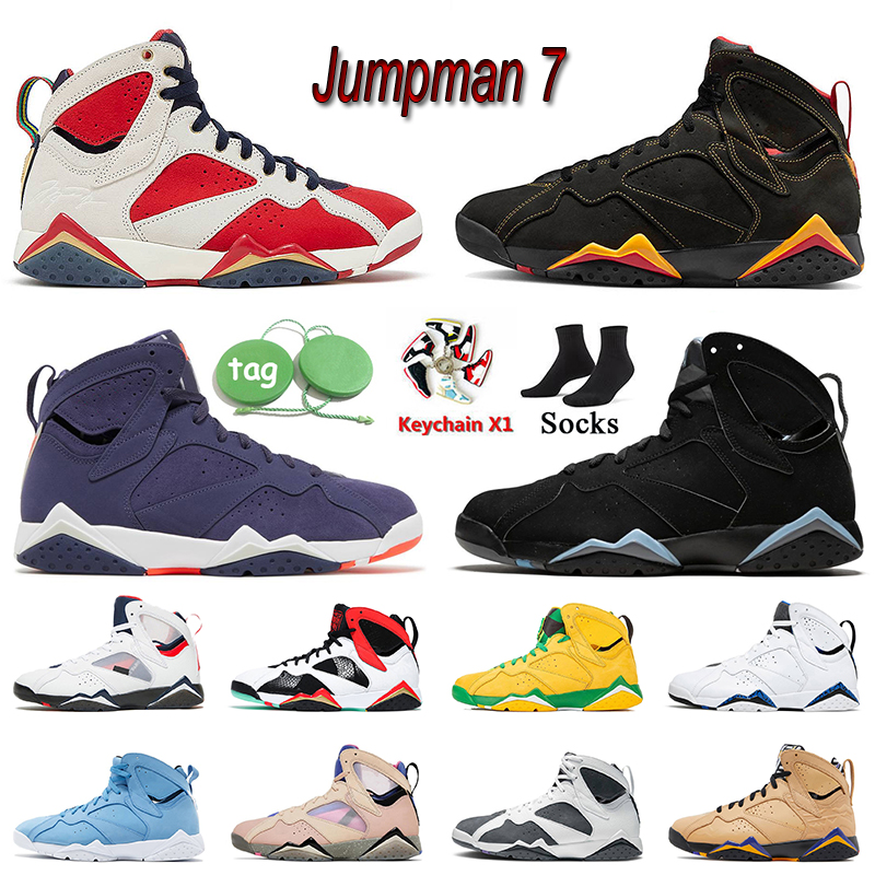 

7s Basketball shoes jumpman 7 Mens Retro Citrus Trophy Room Chambray Quai Men Women Afrobeats Pantone Oregon Ducks Patta Shimmer Outdoors Sneakers size 36-47, B23 french blue 36-47