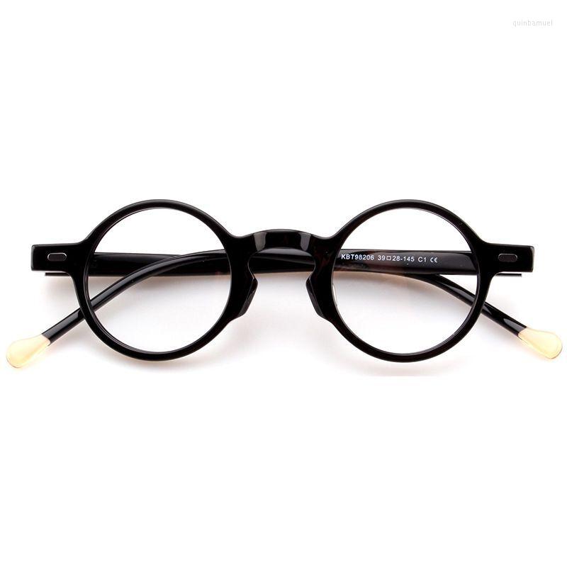

Sunglasses Frames 2022 Retro Round Glasses Frame Men Acetate Eyeglasses For Women Fashion Simple Style Clear Lens Prescription Eyewear