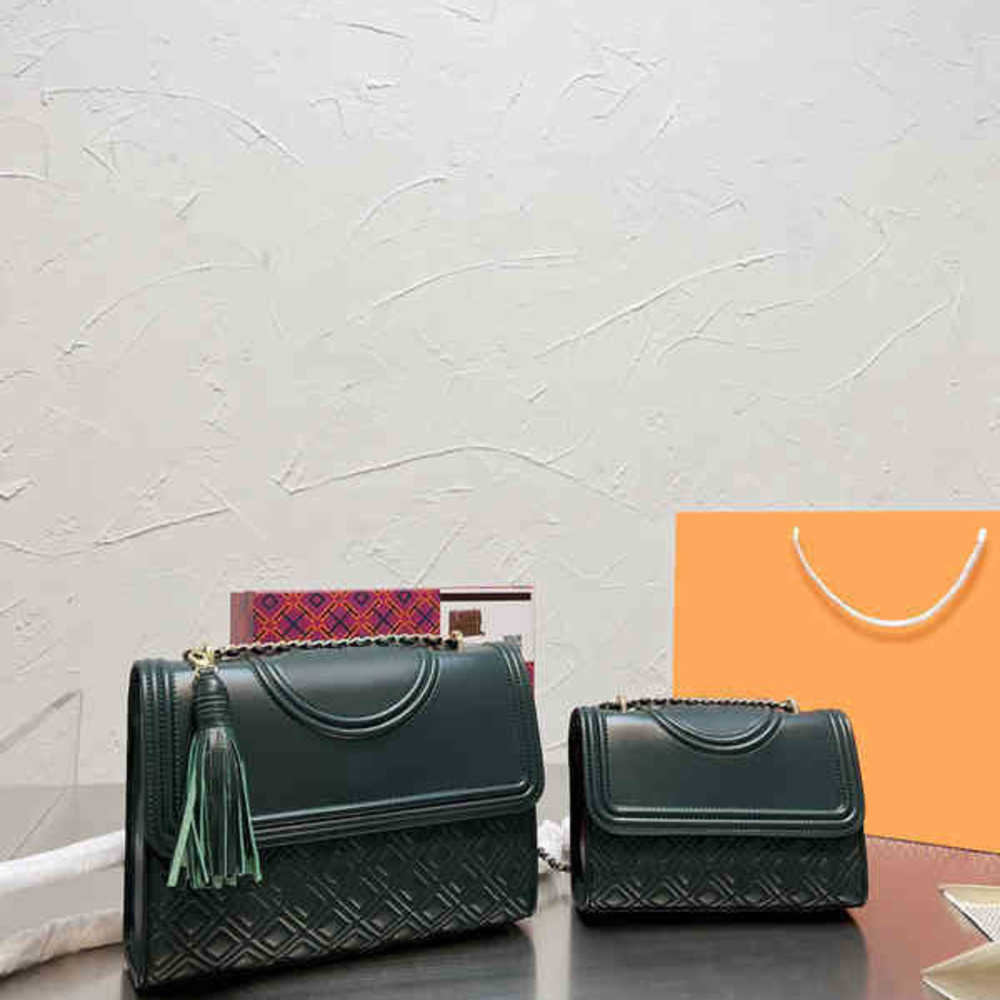 

Womens Evening Bags Shoulder Luxury Brand Fashion Simple Square Tassel Bag Women's Designer High Quality Real Leather Chain Phone Handbags 1220, Red