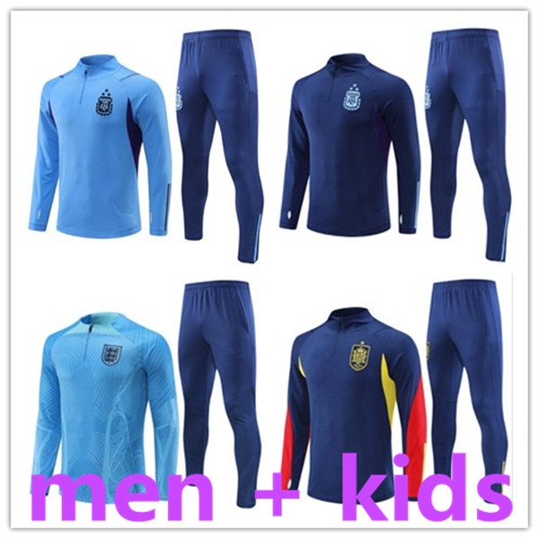 

england Jerseys argentina tracksuit training 22 23 soccer chandal futbol kit football survetement men and kids tuta designer maillot camiseta