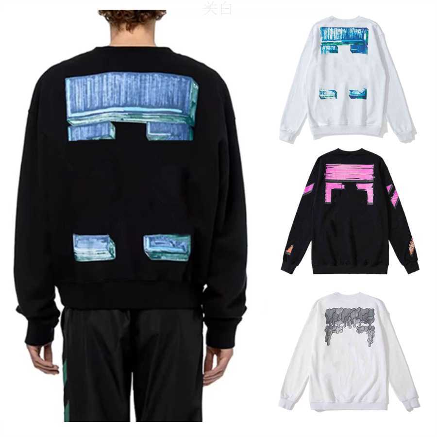 

Men's T-shirts Offs White Designer Fashionoff Flower Designer Fashion Mens Hoodies Hoodie Unisex Women Hooded Casual Harajuku Pullovers 4w7x