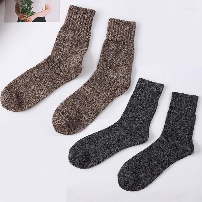 

Men's Socks Sale 5Pairs/Lot Warm Comfortable Adjustable Stripe Winter Thick Cotton Soft Casual Elastic Tube, Black