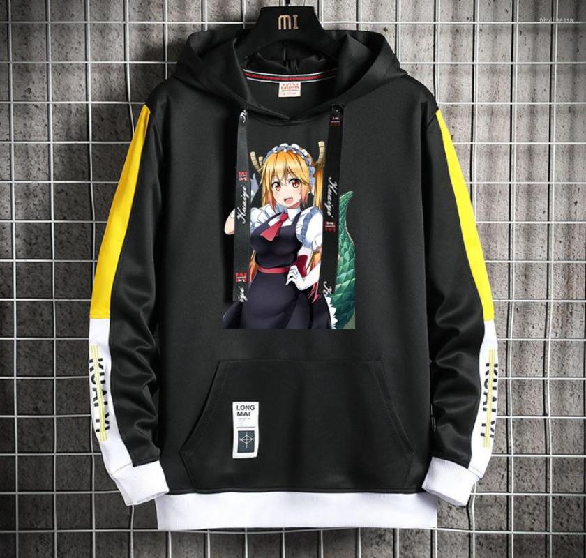 

Men' Hoodies Miss Kobayashi' Dragon Maid Anime Hoodie Men/Women Harajuku Hoodeds Streetwear Casual Fake Two-Piece Coat Jacket, 02