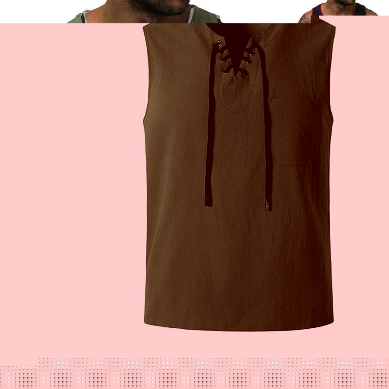 

Men's Tank Tops Top Summer Casual Fashion Strapless Sleeveless Vest Oversized Debardeur Hommes Clothing Canotta Uomo