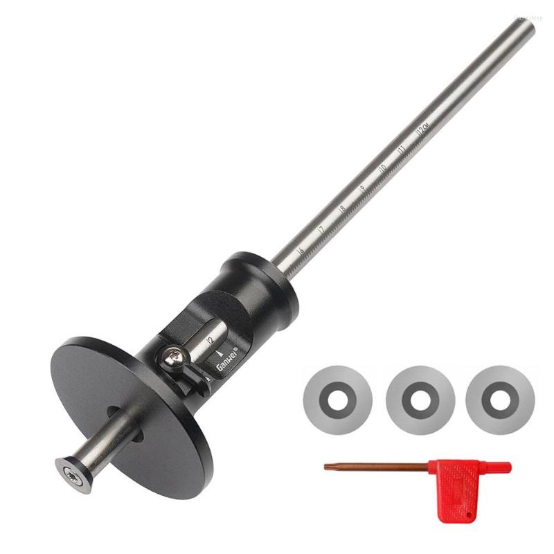 

Professional Hand Tool Sets Wheel Marking Gauge 0-120mm Woodworking Scriber Aluminium Alloy Wood Tools Scribe Gauges