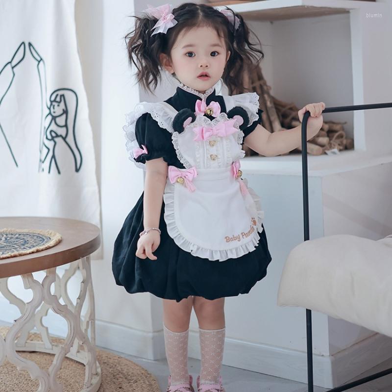

Girl Dresses Girls Spanish Arrivals Lolita Clothes Toddler Christmas Outfits Flower Kids For Eid Dress, Dress bib sleeve