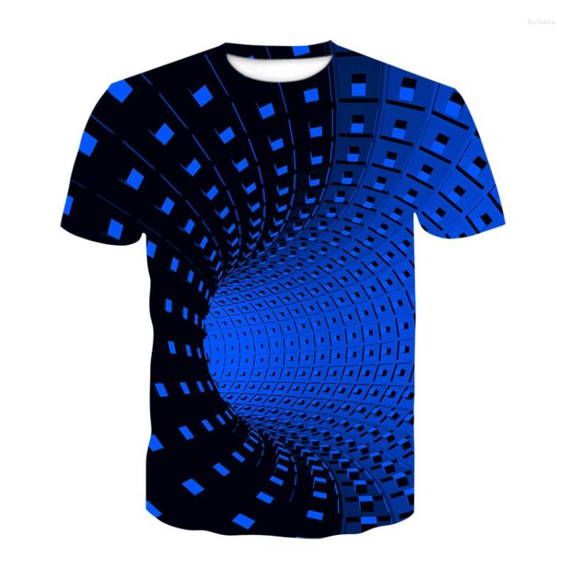 

Men's T Shirts Swirl Short Sleeve T-shirt Summer Casual Top 3dt-shirts Fashion O-neck Shirt Large Size Streetwear Style, Dz-043
