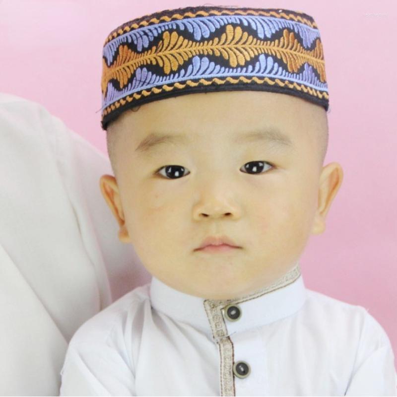 

Ethnic Clothing Boys Chapeau Bonnet Muslim Hat Caps For Men Prayer Cap Ropa Hombre Papakha Kamis Homme Musulman Turkish Islamic Kids Kufi