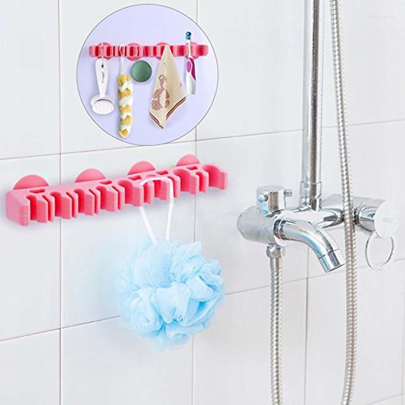 

Makeup Brushes 2022Silicone Cosmetic Brush Storage Rack Portable Drying Adsorbed On The Glass Tile Wall Multifunctional Beauty