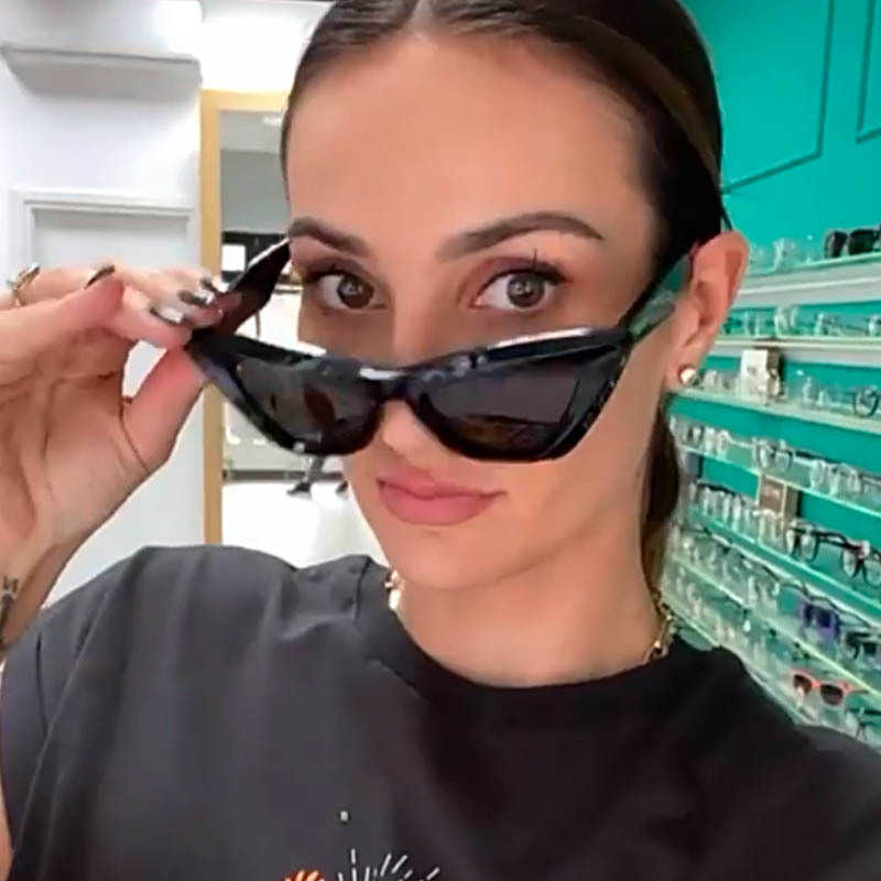Fashion Vintage Square Women Luxury Brand Cat Eye Sunglasses Trend Female Driving Street Shot Glasses zonnebril dames 1219-image-830092069