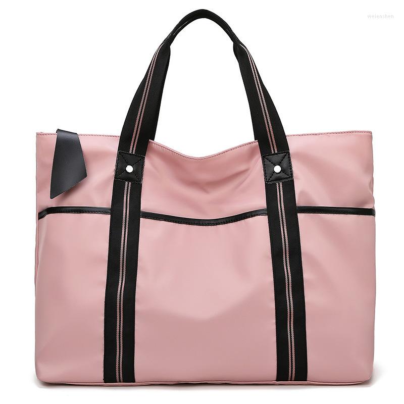 

Duffel Bags Travel Bag Waterproof Large Capacity Oxford Handbag Unisex Zipper Fitness Gym Storage Shoulder Messenger Duffle Luggage, Black