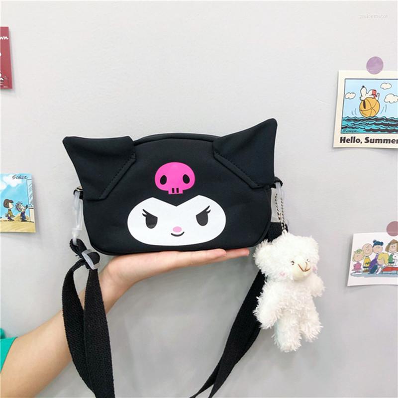 

Evening Bags Fashion Girl Shoulder Bag Messenger Mobile Phone Large Capacity, Black