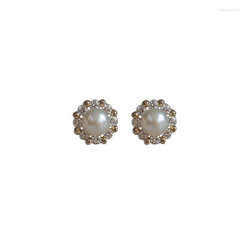 

Dangle Earrings 12Pairslot Simple Pearl Small Vintage Stud For Women
