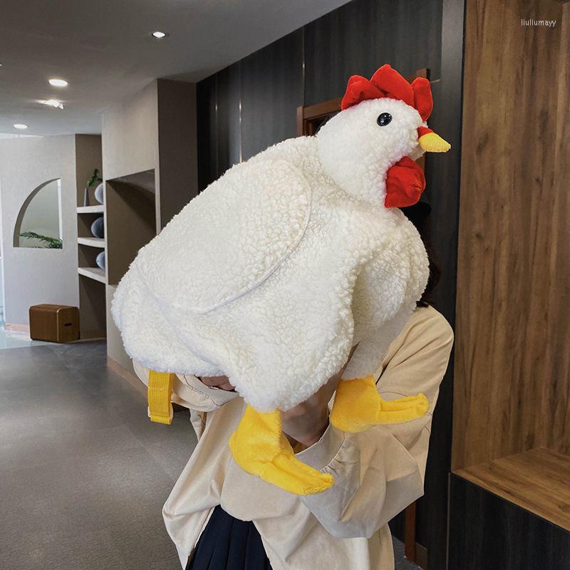 

Waist Bags Lovely Plush Bag Female 2022 Autumn Winter Fashion Everything Goes Together Cartoon Cock One Shoulder Girl Slant, White