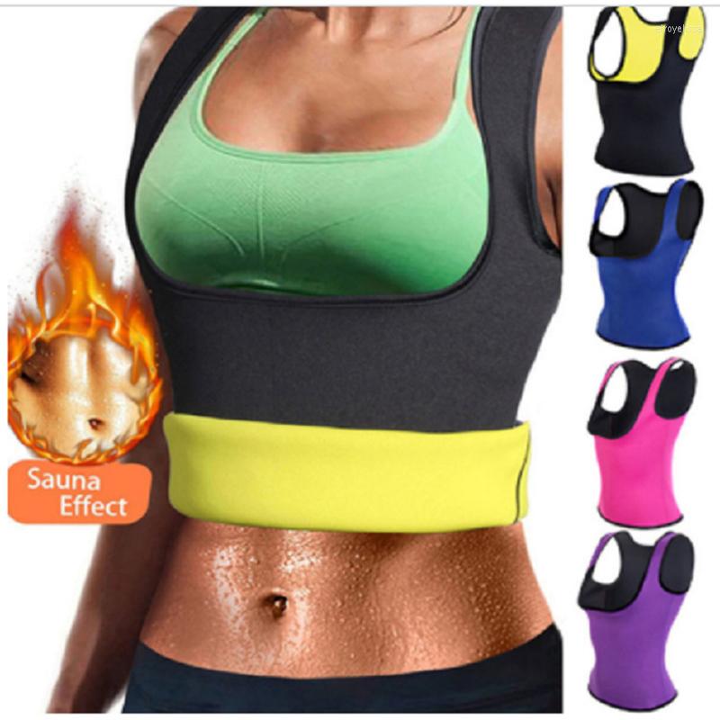 

Women' Shapers Women Clothes Neoprene Body Slimming Waist Slim Trainer Vest T-Shirt Tops Shapewear, Blue