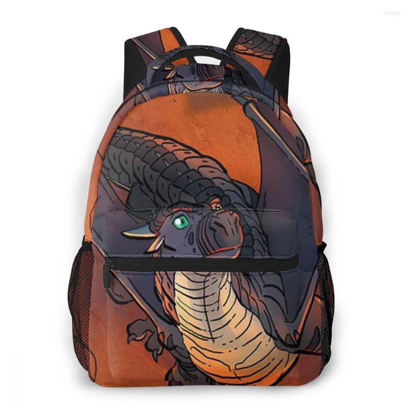 

Backpack Wing Of Fire For Girls Boys Travel RucksackBackpacks Teenage School Bag, Black