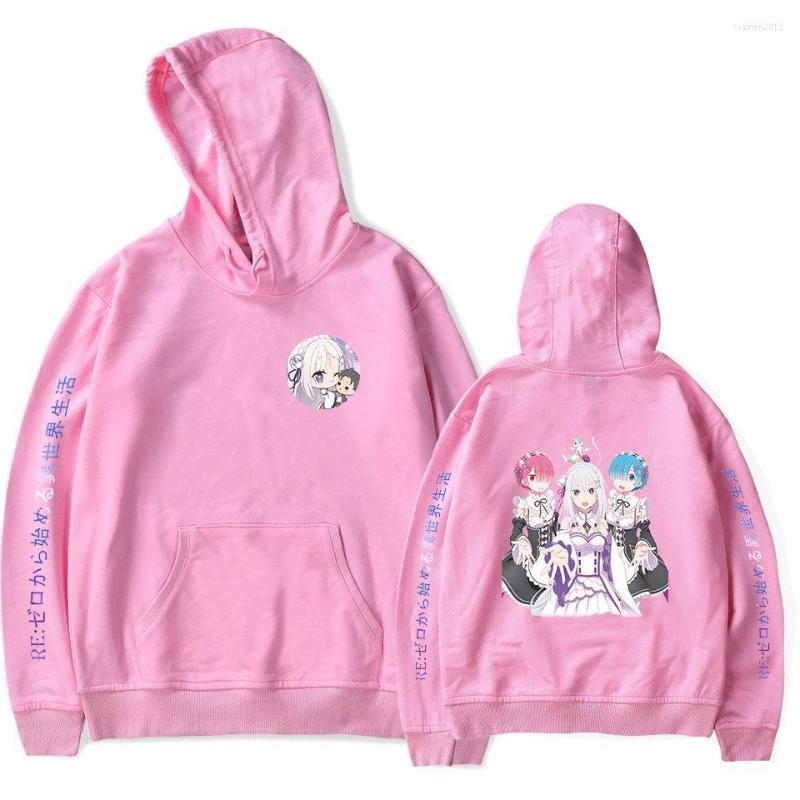 

Men's Hoodies Anime Re Zero Hoodie Sweatshirts Harajuku Casual Fashion Men Women Hip Hop Cartoon Cute Ladies Pullover, 002