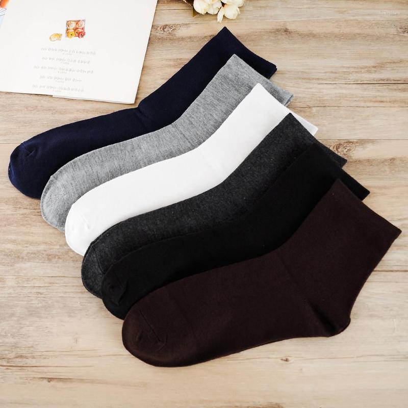 

Men's Socks Unisex Men Women Pure Color Comfortable Breathable Casual Thin Short, Black
