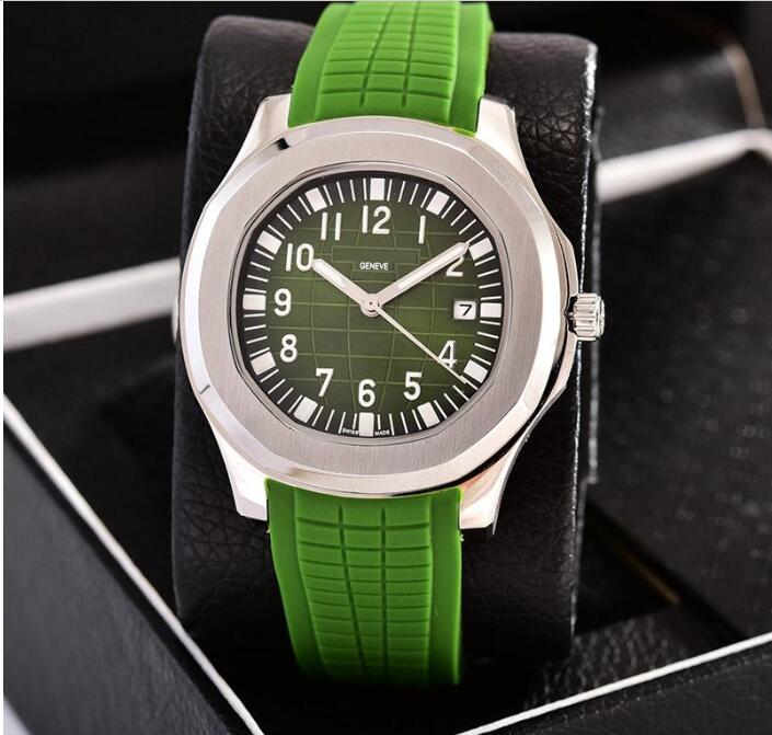 

mens watches Automatic 2813 movement 40mm comfortable rubber strap Gold shell 5ATM waterproof luminous wristwatches montre de luxe, Cus11