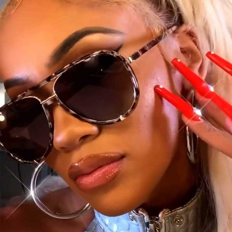 New Classic Ladies Pilot Polarized glasses Women Retro Oversized Luxury Driving Men Sun Glasses zonnebril dames 1219