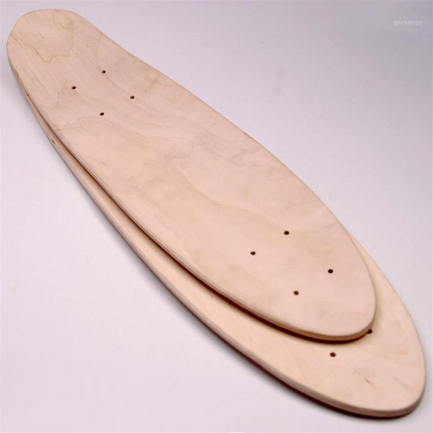 

Skateboarding 9-Layer Maple Blank Skateboard Double Concave Skateboards Natural Skate Deck Board 24inch Longboard DIY Part1286B, Dh0015