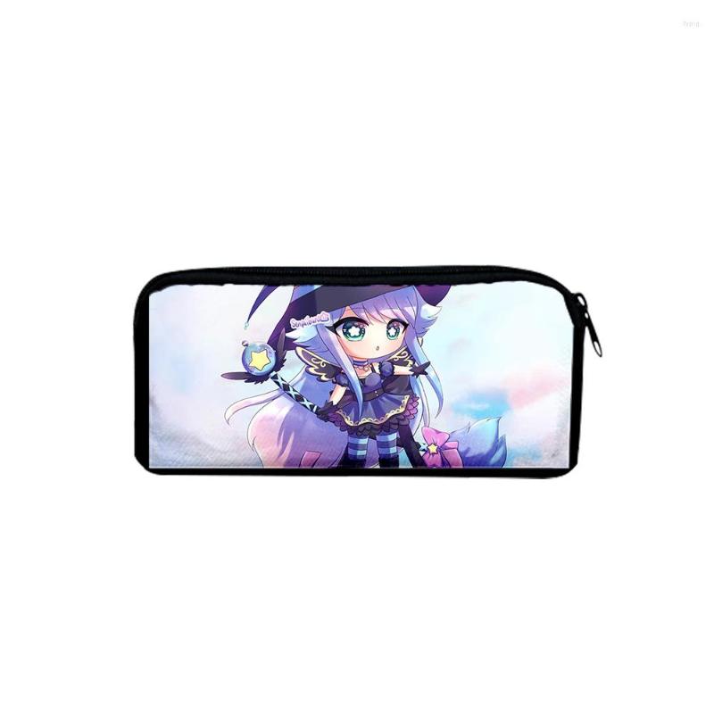 

Cosmetic Bags Fashion Pen Bag 2022 Arrival Gacha Life 3d Print Boy Girl Pencil Box Child Stationery Storage School Simple S, As shown