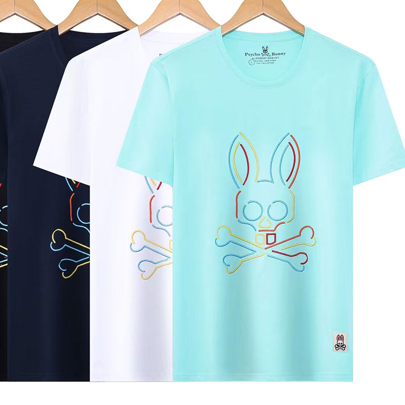 

Fashion T shirt Casual Polo Rogue Rabbit Animal Print Couple Breathable Comfortable Crew Neck Top M, Customize