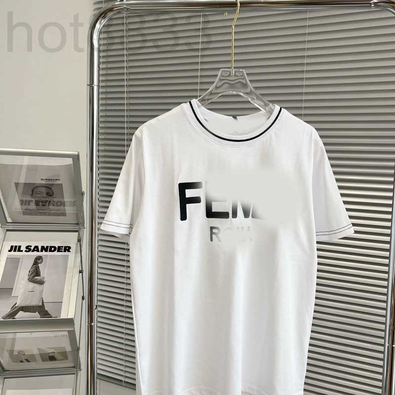 

Women' T-Shirt Designer Spring summer new fashion brand letter printing solid color men women round neck short sleeve T-shirt bottoming women 1JDA, White3