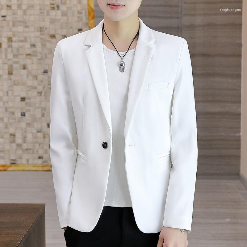 

Men's Suits Business Blazer Men Spring Autumn Casual Cotton Slim Fit Suit Jacket Male Single Button Masculino Large Size -4XL E214, Hong