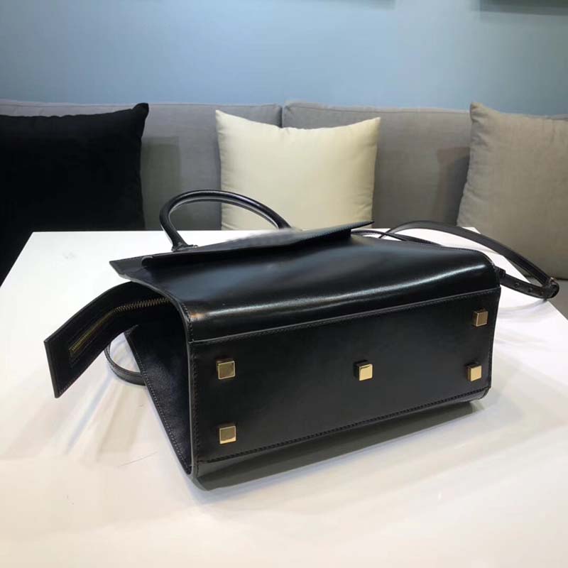 

Designer bag new famous fashion women high capacity lady handbags bags purse shoulder tote bag female Mirror leather handbag is convenient to go out Plain with Letter, Black1