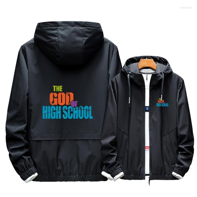 

Men' Hoodies The God Of High School Tooling Thin Jacket Cosplay Hoodie Luminous Print Black Zipper Hooded Sun Protection Coat Summer, 09