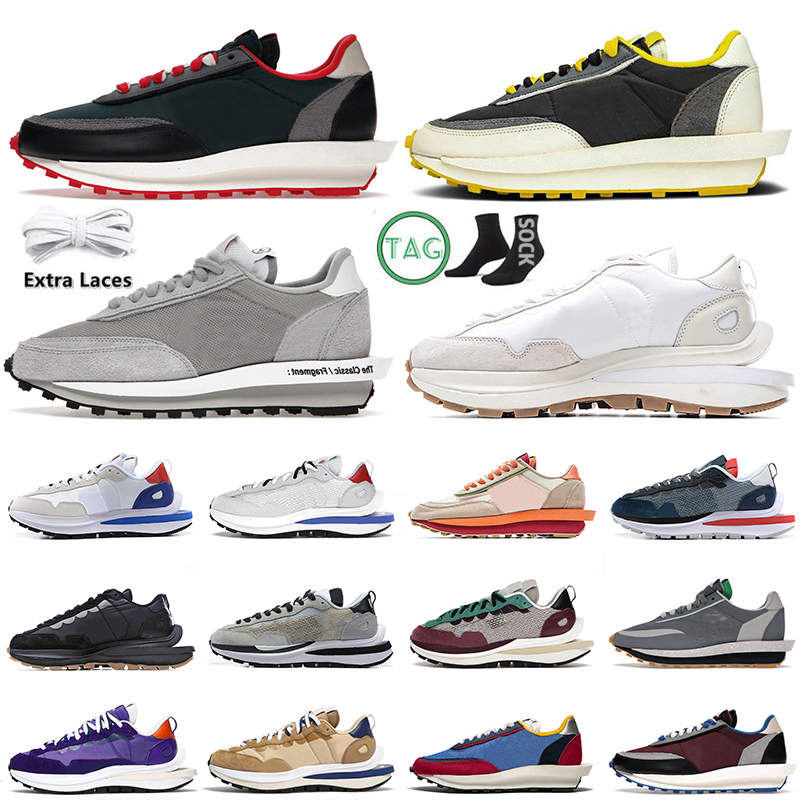

LDV LD Waffle LDWaffle Mens Women Running Shoes Undercover Black White Nylon University Red Fragment Dark Iris Vaporwaffle Sports Trainer Sneakers Size 45, A#13 black gum