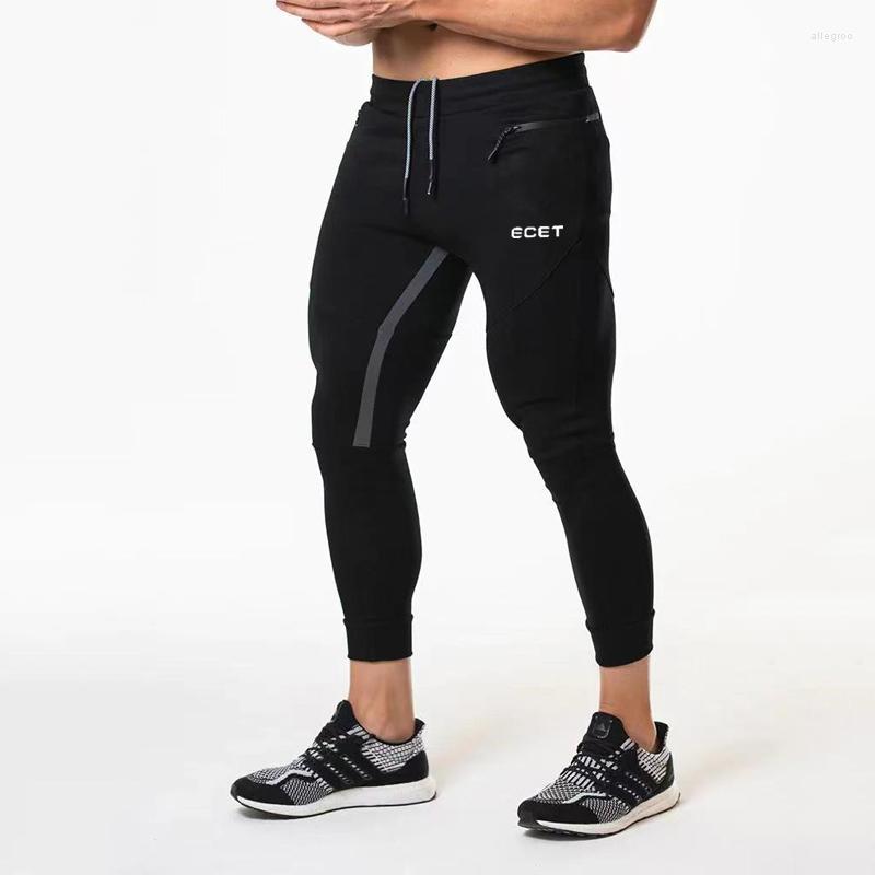 

Men's Pants Men Sweatpants Clothing Cotton Casual Gym Jogging Outdoor Basketball Training Pencil Bodybuilding Trousers, Black