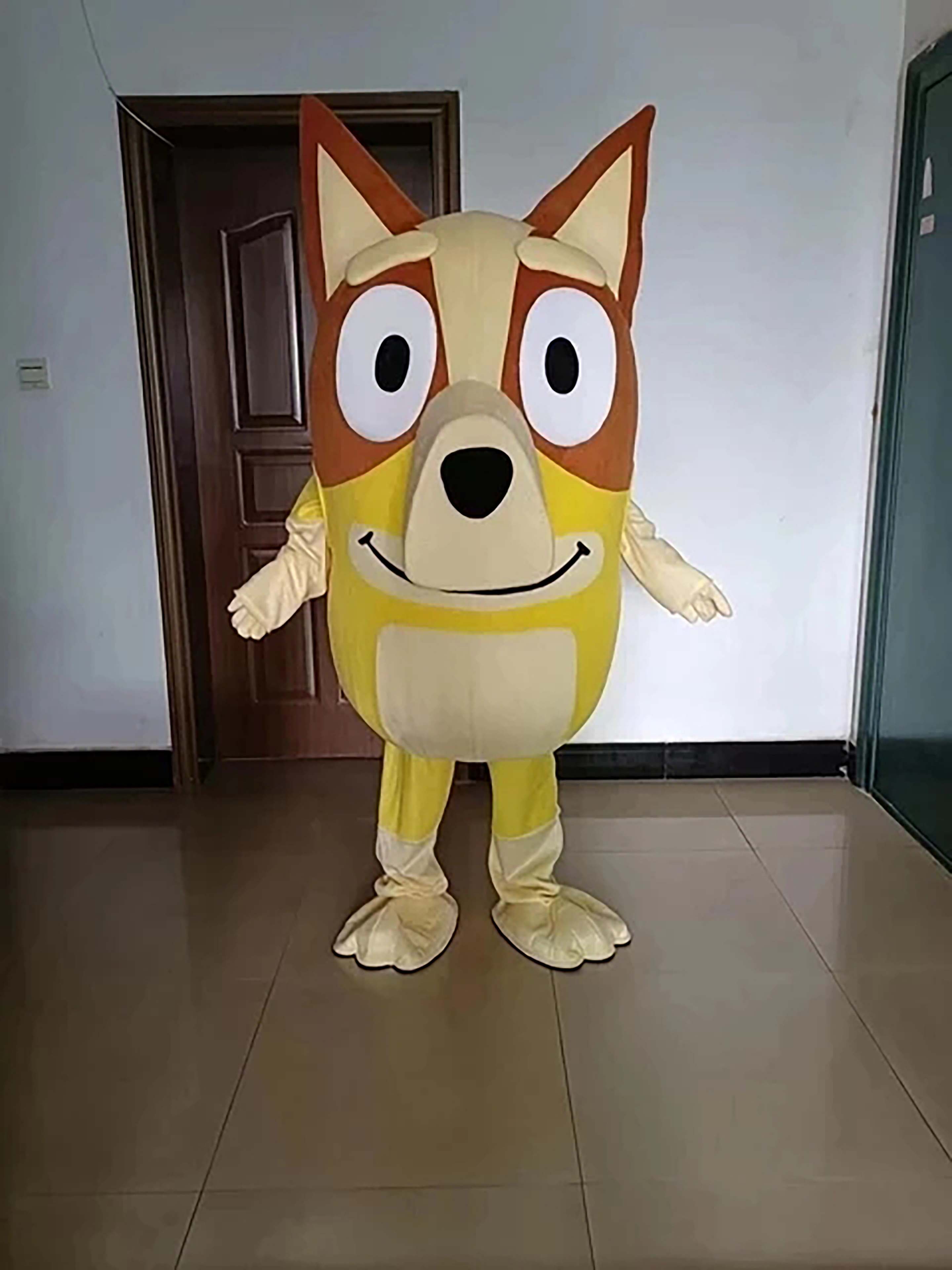 

Halloween Party Event Bingo Dog Mascot Costume Adult Cartoon Character Outfit Attractive Suit Plan Birthday Gift, As pic