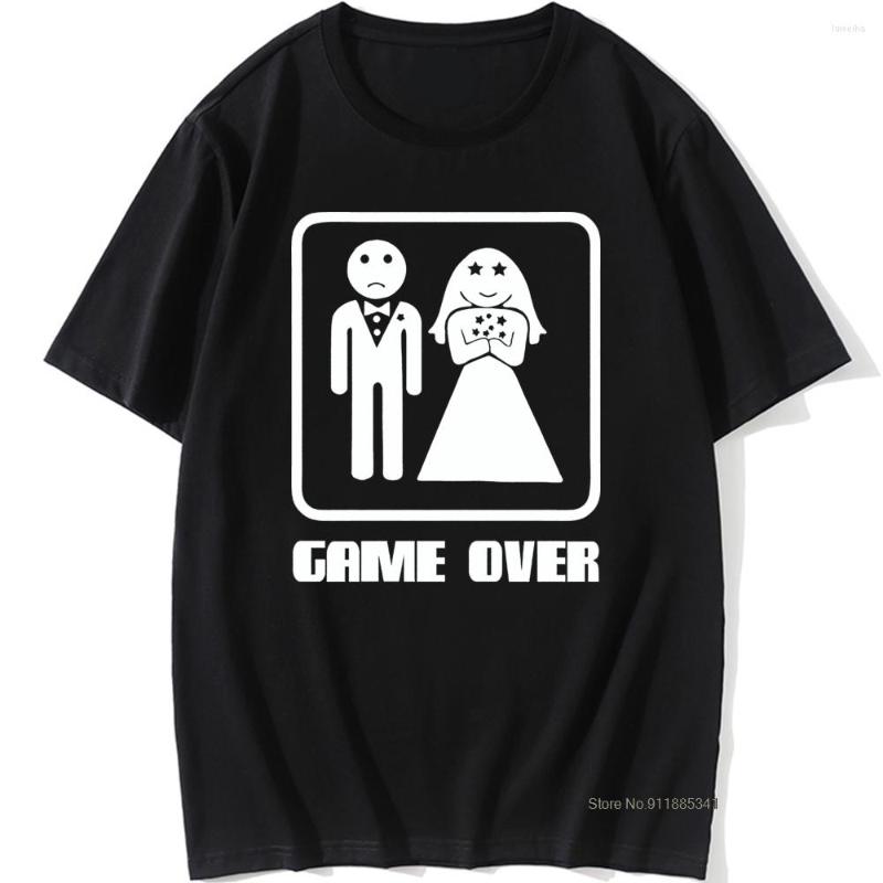 

Men's T Shirts Bachelor Bachelorette Party Game Over Bride Groom Marriage Wedding Gift Men Shirt T-shirt Short Sleeve O-Neck Tshirt Tops Tee, Green