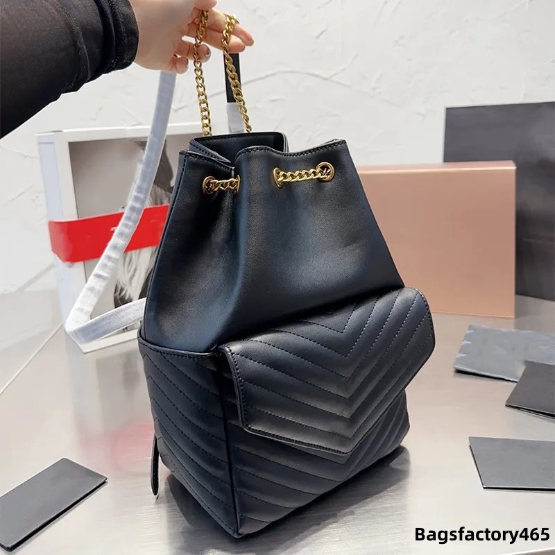 

Women Designers Backpacks Luxurys Backpack Shoulder Bag Multiple Pockets Alphabet Letter Design Material Leather Bags Christmas Handbag Capacity Versatile, Black