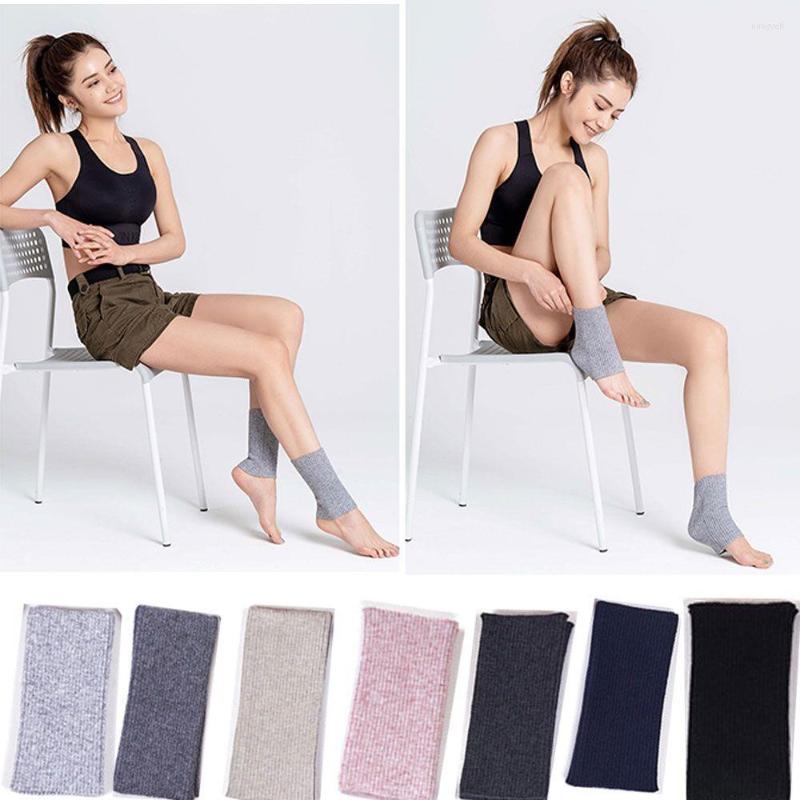 

Women Socks Winter Knitted Wool For Woman Punk Goth Solid Outdoor Sports Thermal Warm Woolen Cashmere Ankle Protection