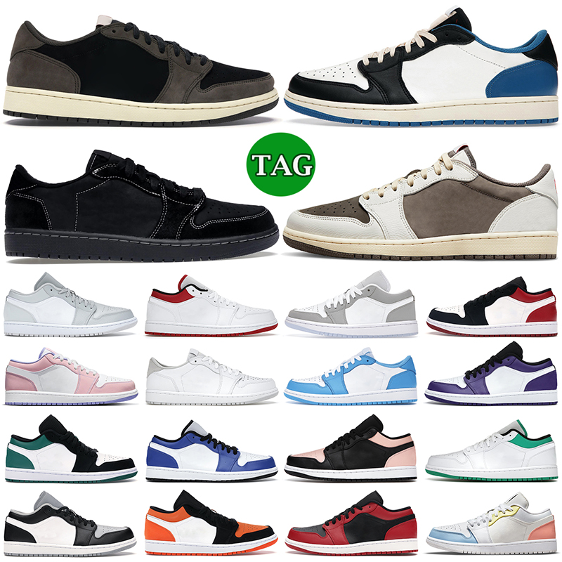 

men women basketball shoes Black Phantom Reverse Mocha Cactus Jack Game Royal White Grey Light Smoke Bred mens trainers sports sneakers