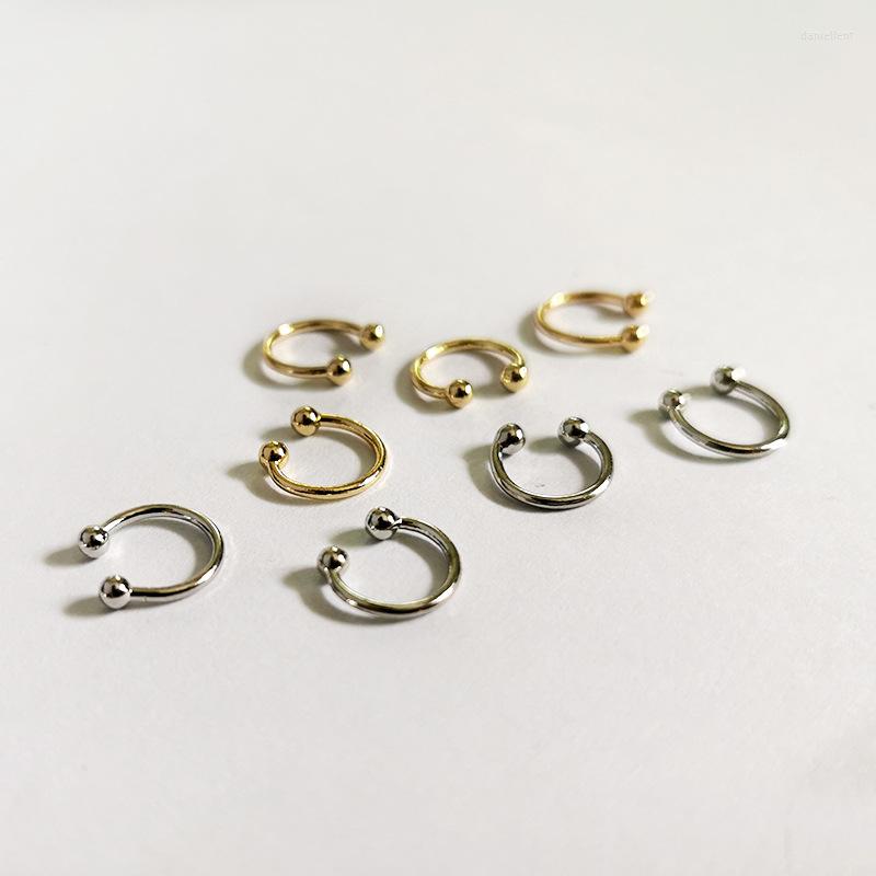 

Backs Earrings DAVINI French Romance Clip Round Ear Ring OL Style Circle For Women Female Party Club Jewelry Gifts MG187