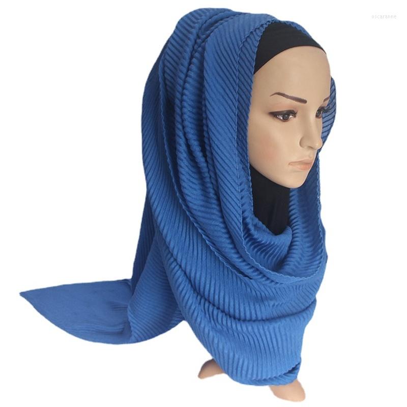 

Ethnic Clothing Muslim Women Hijab Chiffon Scarf For Fashion Islam Headscarves Twill Solid Color Shawls Scarves