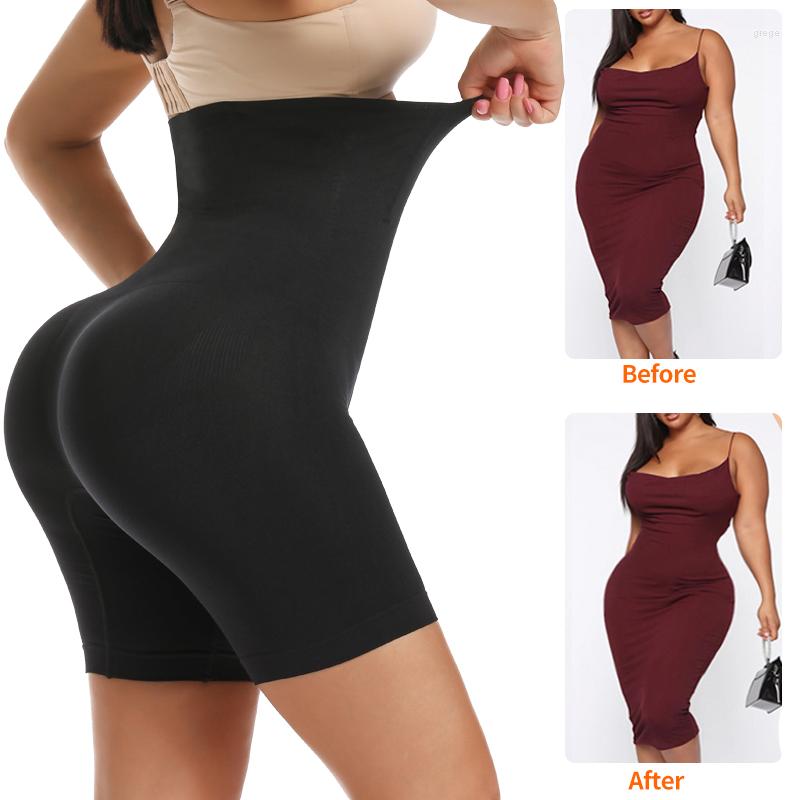 

Women' Shapers Womens Shapewear Tummy Control Shorts Brilliance High-Waist Panty Mid-Thigh Body Shaper Bodysuit WWaist Trainer, Black