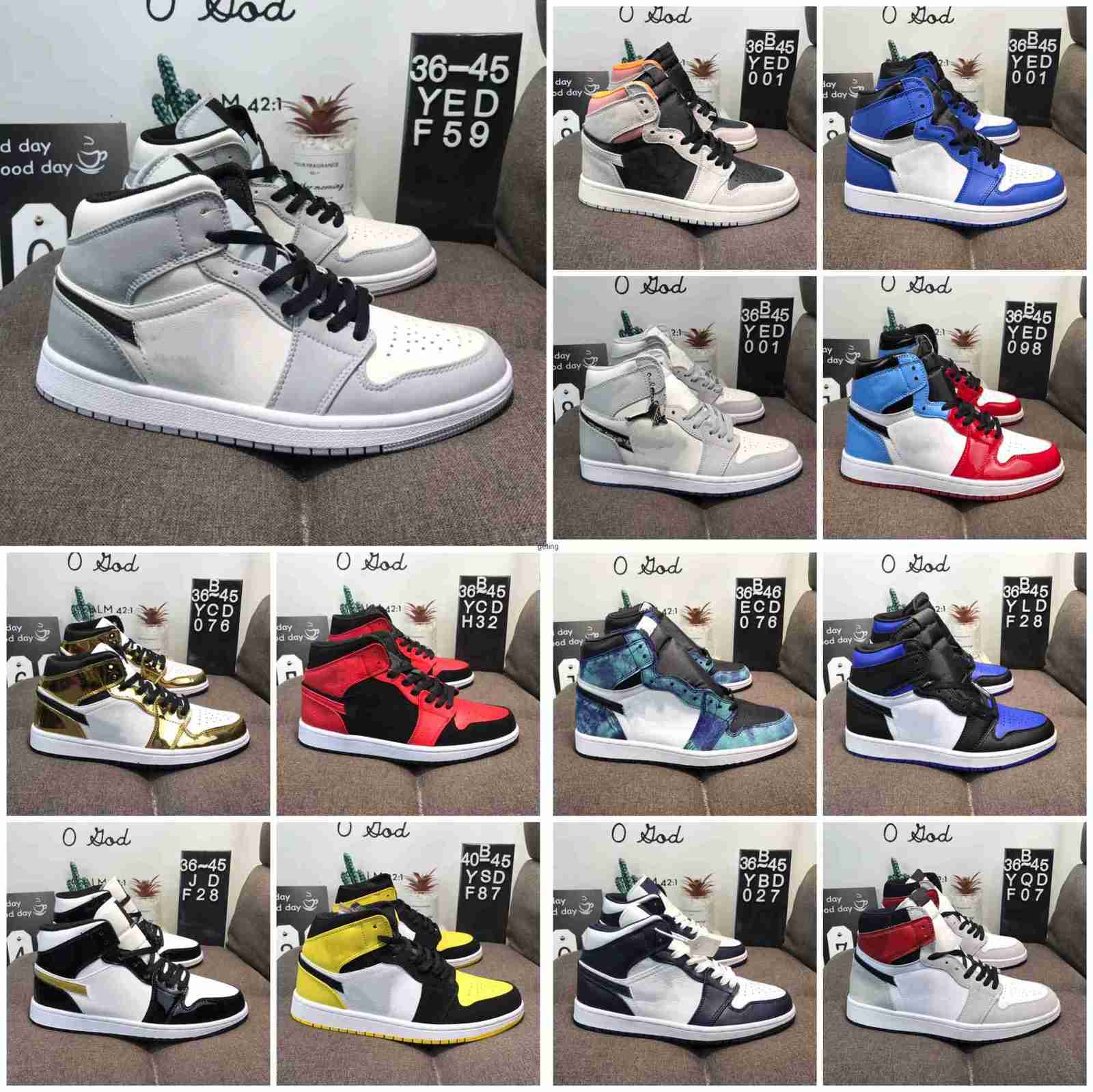 

Basketball Jumpman 1 1s Shoes Mens High OG Designer Sneakers Heritage Panda Dark Mocha Airness Cactus Jack Carbon Fiber Pink Mid Dutch Green