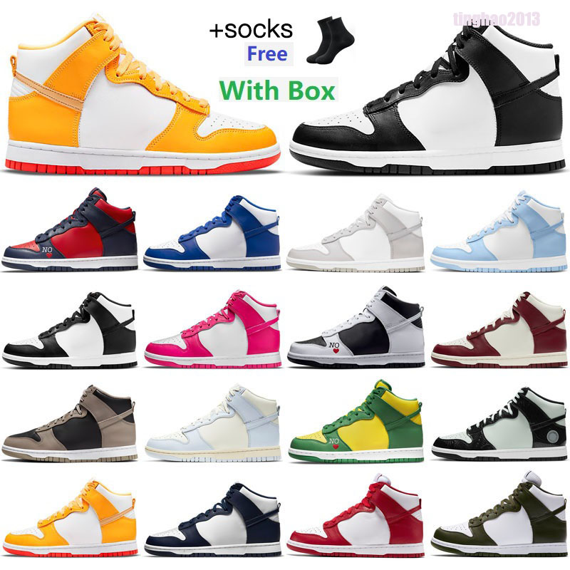 

Casual Shoes Dunksb Trainers Sneakers Panda Red Game Royal Chicago Fragment Aluminum Vast Grey Designer Dunks High Mens Women Active Fuchsia Sbdunk With Box, Color 3