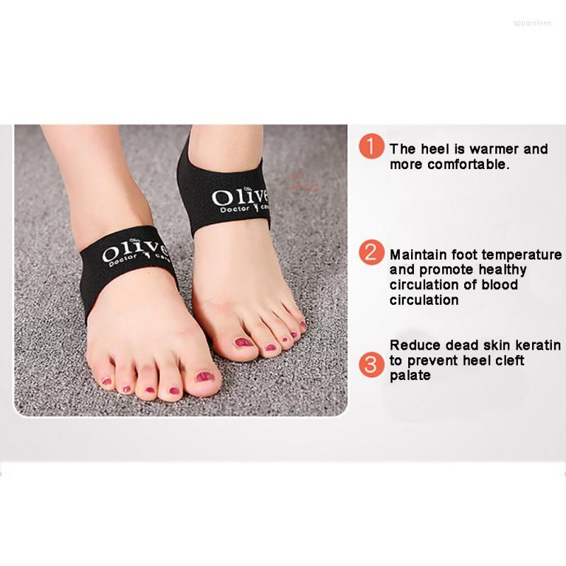 

Men's Socks Elasticated Foot Sleeve Pad Cushion Preventing -Absorbing Heel Cups Pads Protecting Footwear Accessories