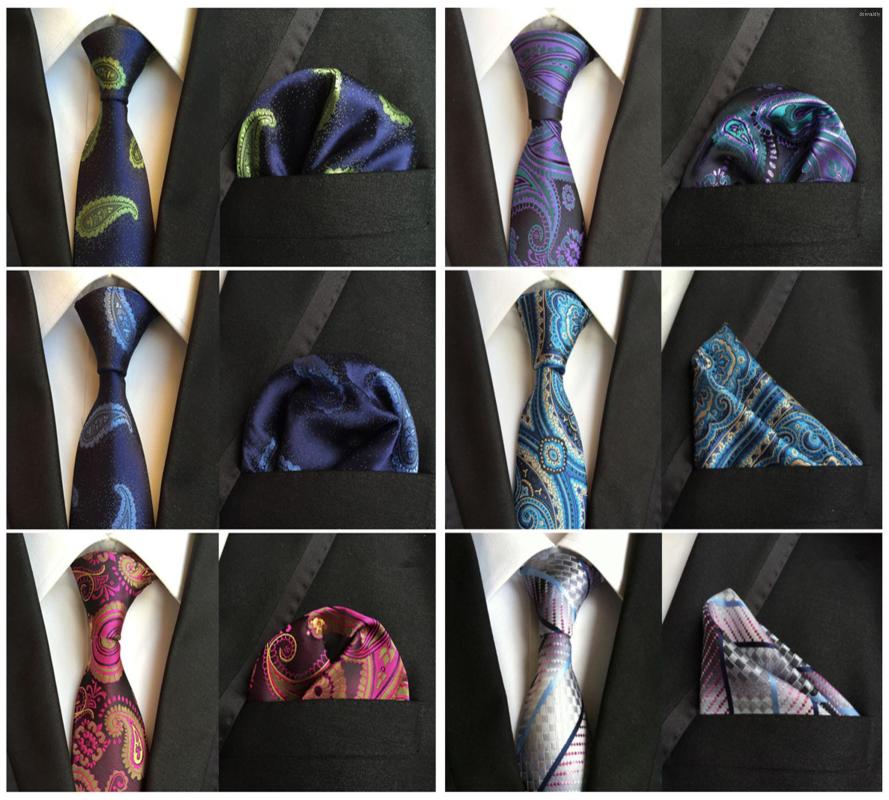 

Bow Ties Fashion Explosion Business Men's Tie Pocket Towel Set 2022 Unique Design High Quality Polyester Material