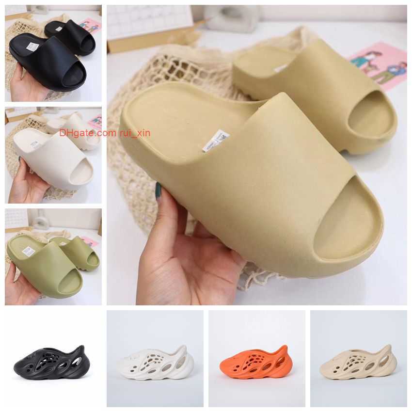 

Designer Infant 2022 Youth Kids big toddler Bone Slide Rubber Slipper kids shoes Clog sandal acoustic eva Black Moon Grey Slippers baby, #3