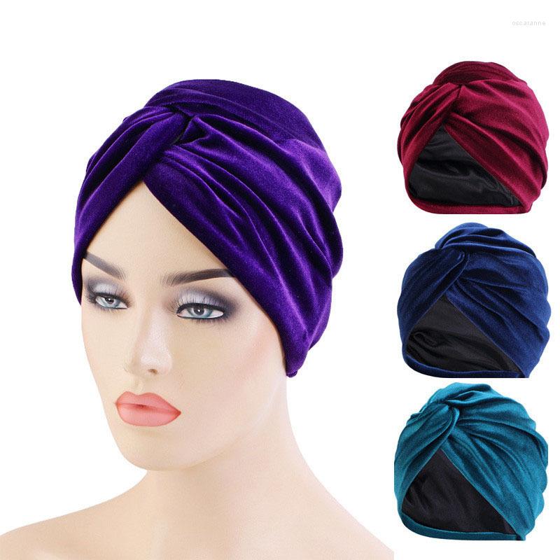 

Ethnic Clothing Women Velvet Cross Inner Hijabs Solid Color Easy Cap Muslim Turban Headwrap Autumn Winter Faux Silk Lined Toe Caps