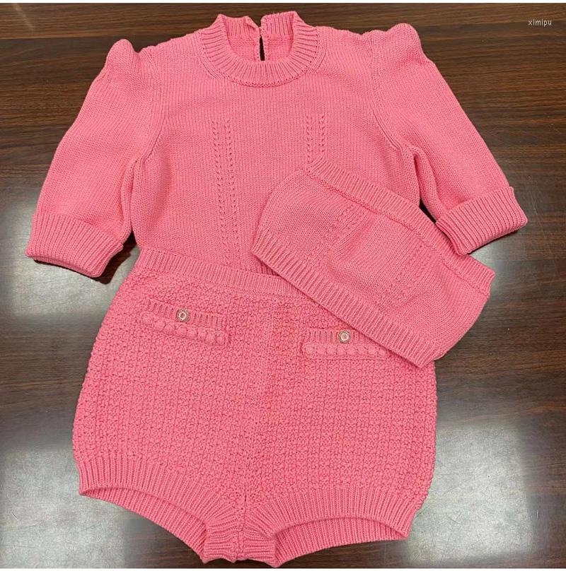 

Women' Tracksuits High-end Strapless Short Sleeve Shirt Shorts Knitted Cardigan Set, Blue