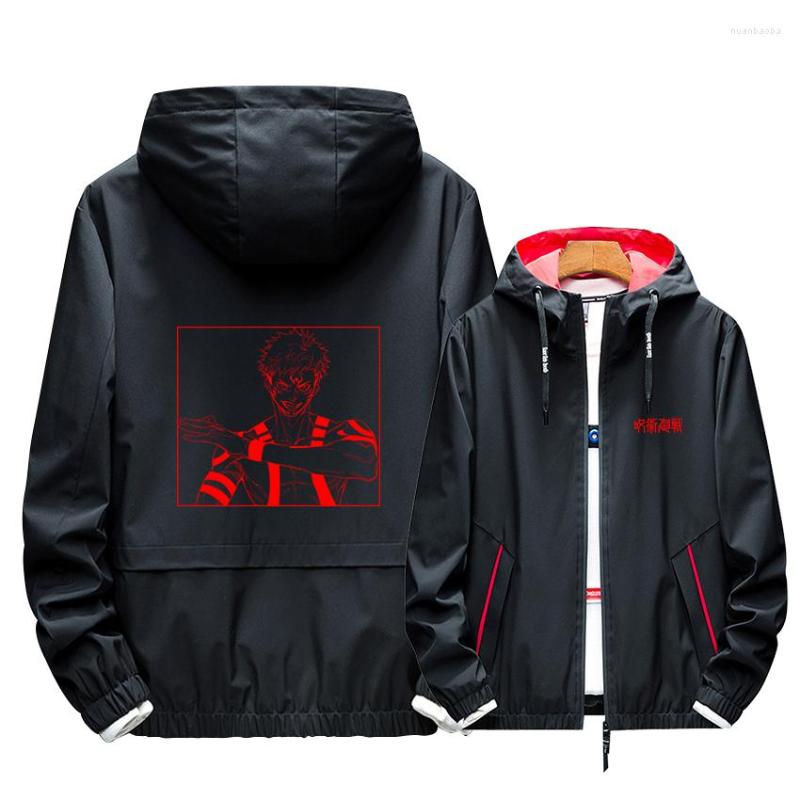 

Men' Hoodies Thick Jacket Anime Jujutsu Kaisen Cosplay Hoodie Gojo Satoru Fushiguro Megumi Luminous Print Cotton Zipper Tooling Couples, 03
